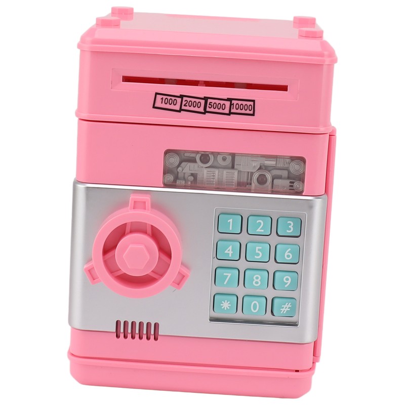 2 Modes ATM Piggy Bank Digital Electronic Paper Money Coins