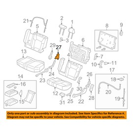 Honda Genuine (81756-SZA-A01ZA) Seat Bracket Cover