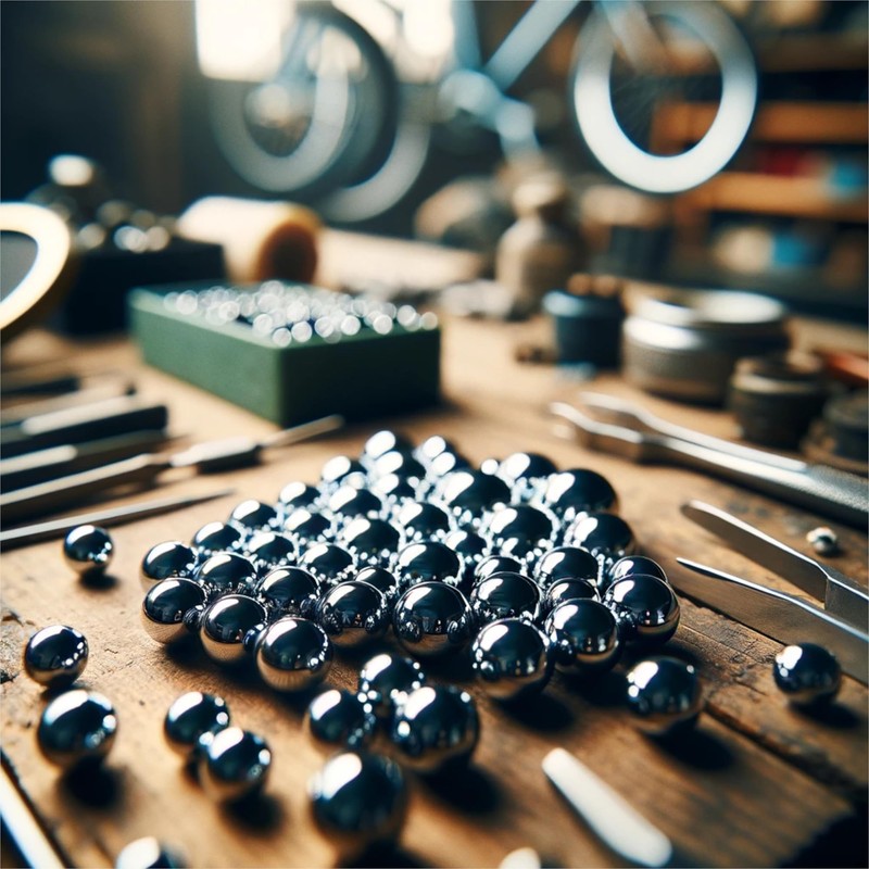 cyclingcolors 30 x Steel Ball Ring Ball Bearing Bicycle (3/16