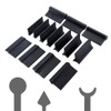 14PCS Sanding Block Set, Rubber Sanding Grip Pack, Woodworking Flexible