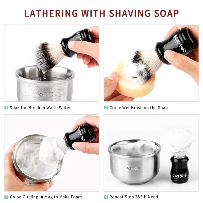Anbbas Sandalwood Shaving Soap Puck Refill for Men Barber Traditional