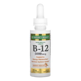 Vitamina B12 | Liquida Sublingual | 5000 Mcg | 59 Ml