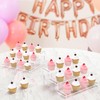 Acrylic Risers Display Stand, 3 Tier Cupcake Holder, Clear Perfume