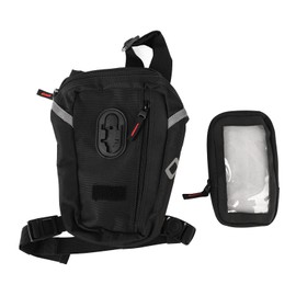 Cycling Leg Bag Waterproof Large Capacity Detachable Touch Screen Phone Pocket Riding Waist Pack for Travel Camping