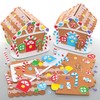 Baker Ross FE937 Gingerbread House Craft Kits - Pack of
