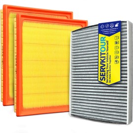 SERVKITOUR Engine Cabin Air Filter kit for Tundra 2022-2025, Sequoia 2023 2024 2025, Replace 17801-F4010, 871390-C010