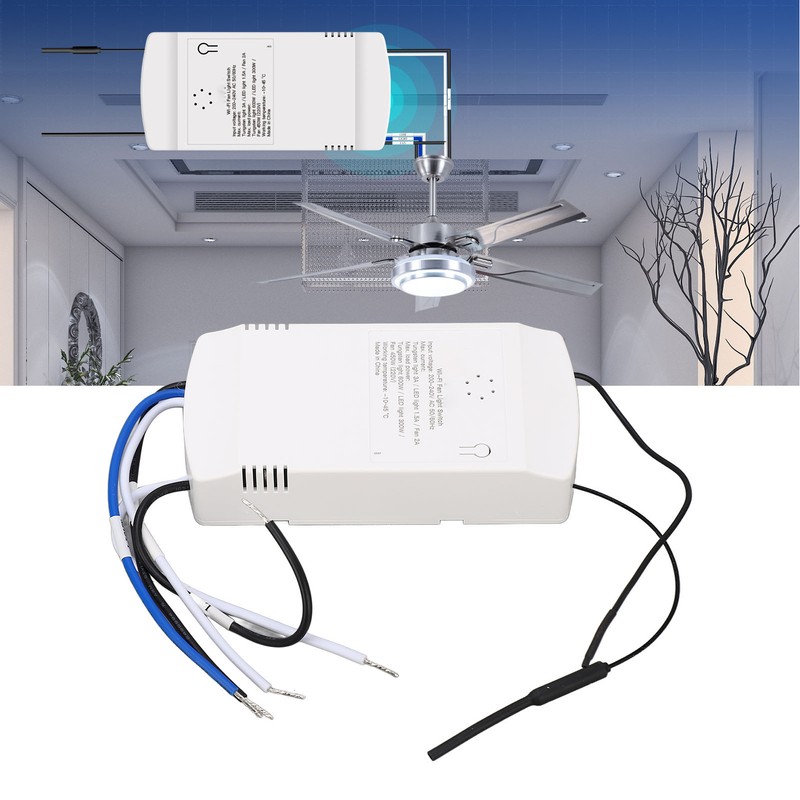 WiFi Smart Household Fan Light Switch APP RF Wireless Wall