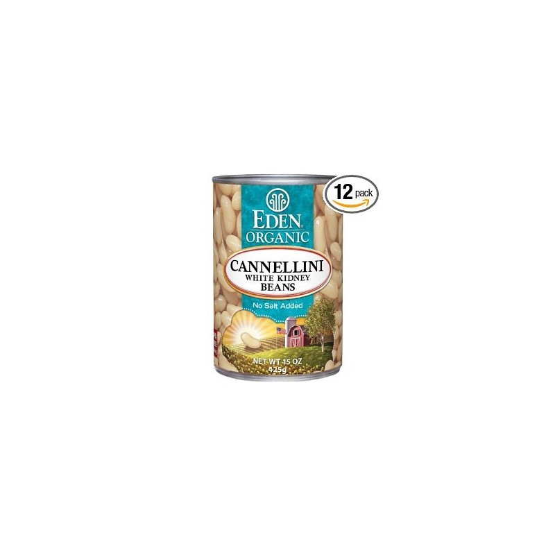 Eden Foods Organic White Kidney Beans, 15 oz