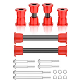 OVAS HOO Club Car Precedent Front Bushing Kit Golf Cart Front Lower Spring & Front Upper A Arm Polyurethane Bushings and Sleeves with Screws for 2004-Up Club Car Precedent Gas&Elec