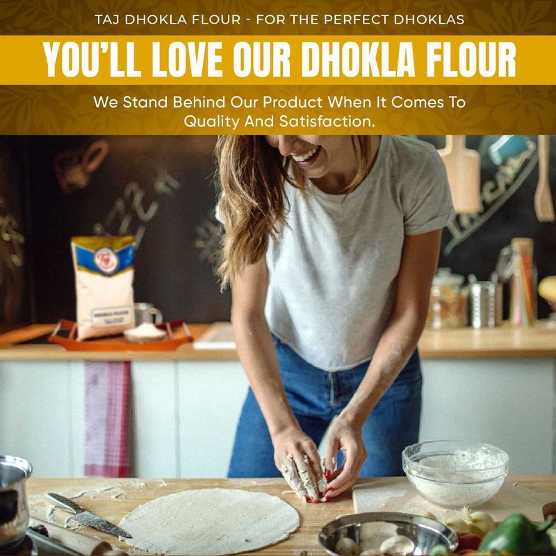 TAJ Dhokla Flour - For the perfect Dhoklas, 4-Pounds