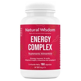 Energy Complex Vitaminas y Suplementos para Mujeres Hombres Performance Energia Vitalidad Disminuir Fatiga con 180 Capsulas  A Base de Ubiquinol