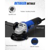 AVID POWER Angle Grinder, 7.5-Amp 4-1/2 inch Electric Grinder Power