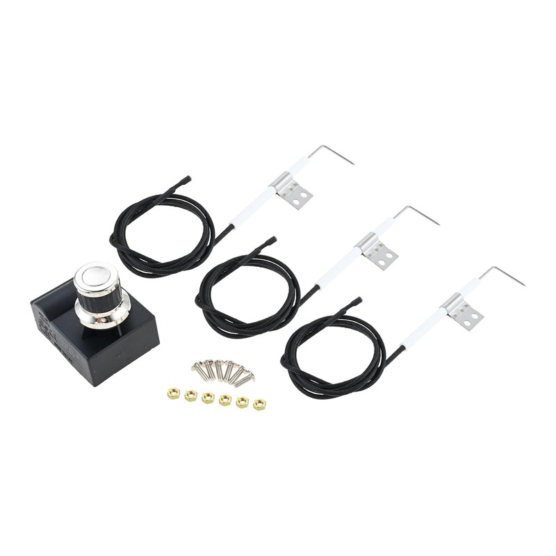 Grill Igniter Kit Fit Replacement for Oklahoma Joe's Longhorn Combo