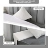 King Size Bed Wedge Pillow Gap Filler/Headboard, Long Triangle Edge