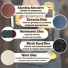275pcs 2inch Sanding Discs Pad Kit with 1/8"&1/4" Shank Backer