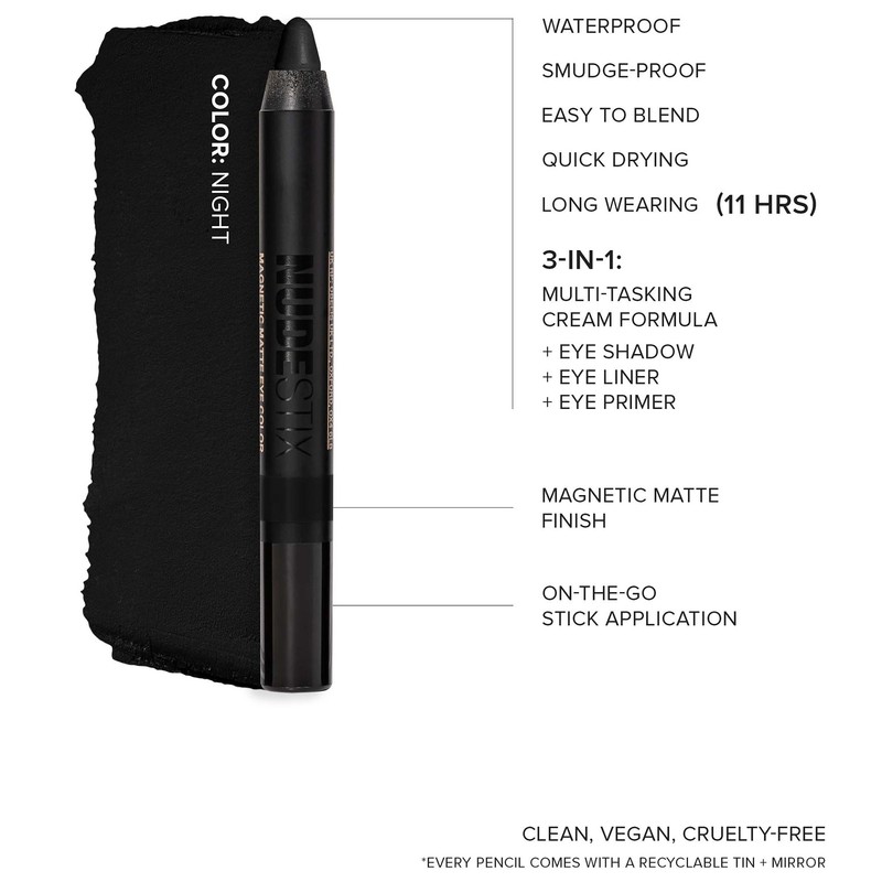 NUDESTIX Magnetic Matte Eye Colour (Various Shades), Terra