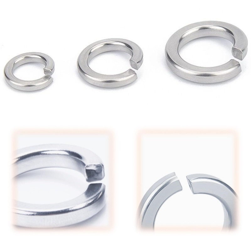 480pcs Spring Washers M2 M2.5 M3 M4 M5 M6 M8