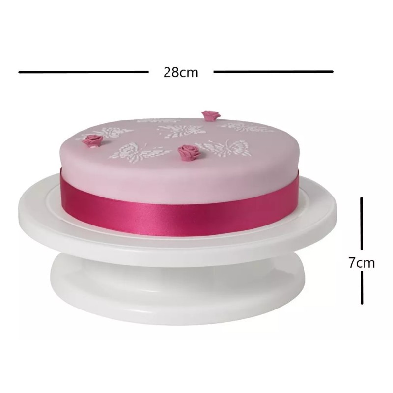 24x7 Base Giratoria Para Pasteles Plato Decoración Repostería