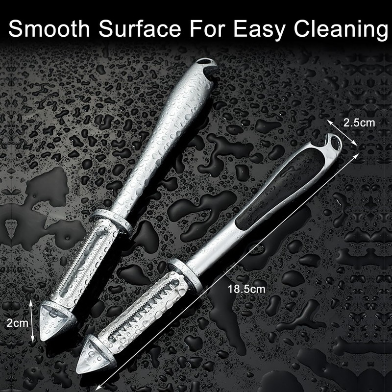 Kzouenzu Premium Peeler, Sharp Stainless Steel Peeler with Simple, Non-Slip