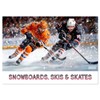SNOWBOARDS, SKIS & SKATES (Monthly Wall Calendar 2025 11.7" x