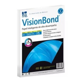 Copamex Papel Vision Bond Carta Blanco Con 100 Hojas  21.6 X 27.9cms