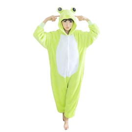 iNewbetter Sleepsuit Costume Cosplay Kigurumi Onesie Pajamas Frog S