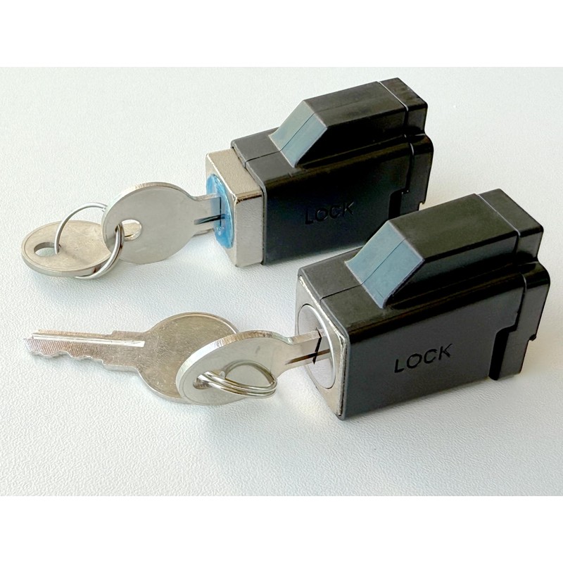 2 Pack Sliding Window Stopper Lock with 2 Keys -