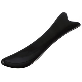 Healvian Buffalo Horn Guasha Plate Facial Scraping Board Face Beauty Tool Rounded Edges Safe Skin Massage for Complexion Enhancement