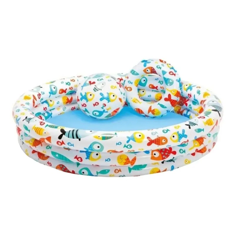 Alberca inflable redonda Intex Fishbowl 59469 Fishbowl de 1.32m x