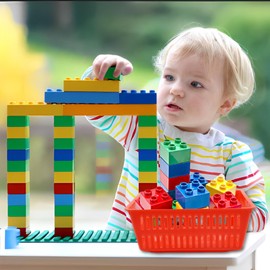 FGXY 14pcs Coloured Pencil Baskets, Plastic Storage Baskets, Stationery Storage Basket, Multi Functional Basket, Game Currency Basket, Used for Storing Small Toys, Writing Instruments, Jewelry