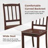 Giantex Farmhouse Dining Chairs Set of 2, Modern Kitchen Chairs