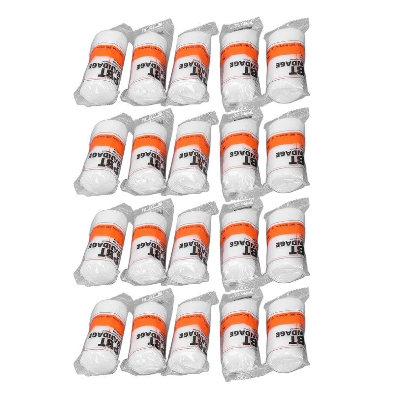 20pcs Gauze Roll Disposable Highly Absorbent Breathable Stretch Medical Gauze
