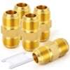 TAISHER Metals Brass 5PCS 3/4 Inch Flare x 3/4 Inch