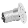 Boat Deck Filler 45° 316 Stainless Steel 38mm Flip Fill