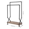 DreamRcoach Heavy Duty Clothes Rack, Floorstanding Metal Garment Rack with