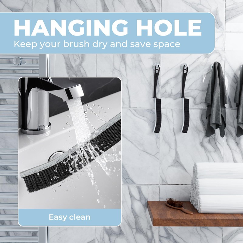 FOOGWEE Crevice Cleaning Brush - Cleaning Brushes for Small Spaces