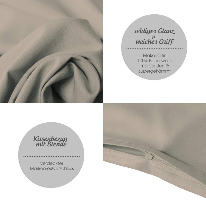 aqua-textil Luxury Bed Linen to Combine 40 x 40 cm