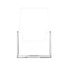 Marketing Holders Vertical Business Card Holder Countertop Plastic Display Stand