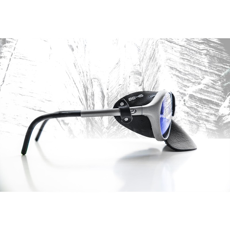 Daisan 8846 Men's Sunglasses Glacier Goggles Cat 4 Leather Side
