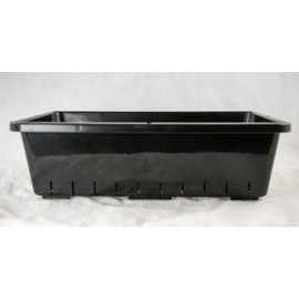 Japanese Black Tray for Propagation, Cutting, Bonsai Forest/Group Planting - 10.25"x 7"x 3" (396081)