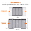 Lifewit Plastic Utensil Organizer for Kitchen Drawers, Expandable 13 to