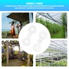 100pcs Shade Cloth Plastic Clips Round Fixing Clips for Greenhouse