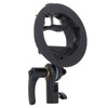 Flash Bracket for Bowens Mount Plastic Metal Round Head Flash