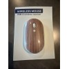 Vivitar Target Bullseye's Brown Wood Style Vivitar Wireless Computer Mouse