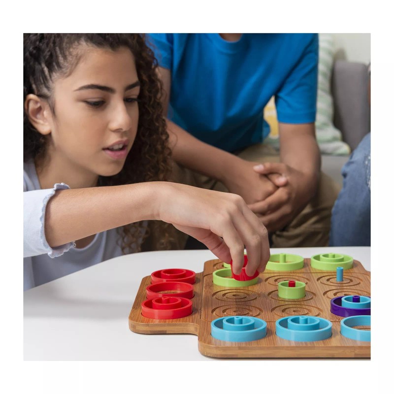 Marbles Otrio Wood Strategy-Based Family Board Game Award-Winning STEM Interactive