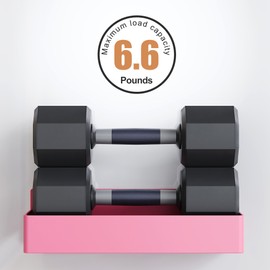 Mystozer Magnetic Spice Rack for Refrigerator, Kitchen Organizer and Storage Shelf, Pink(4 Pack)