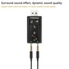 DSYJ 7.1 Channel USB External Sound Card Audio Adapter