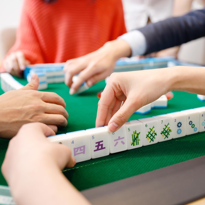 160 Pcs American Mahjong Set, 1.2 x 0.8 Inches MahJong
