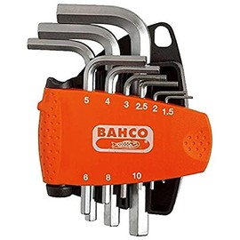 Bahco BE-9878 Hexagon Offset Screwdriver Set, Silver/Orange