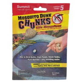 Summit...Responsible Solutions Mosquito Dunk Chunks Kills Mosquito Larvae in All Types of Standing Water